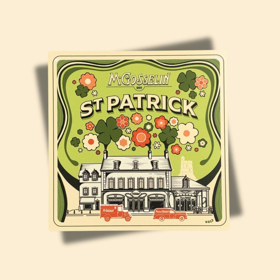 Plaque en métal édition St Patrick