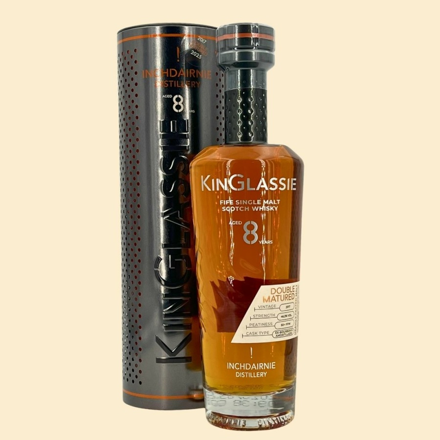 Inchdairnie Kinglassie 8 ans double maturation single malt 46.3%